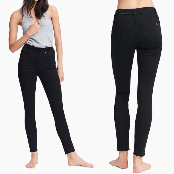 rag & bone High Rise Skinny Ankle Jeans size 29 Super Stretch Denim - Picture 4 of 13
